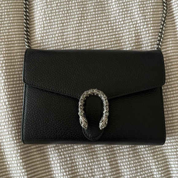 Gucci - Dionysus Mini Leather Chain Wallet - Picture 5 of 10